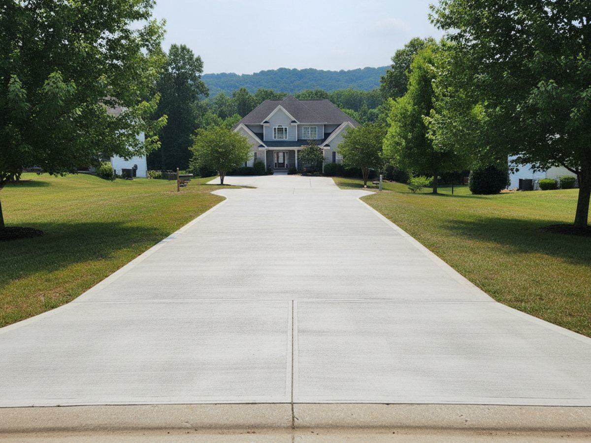 Concrete Patios completed by Summit Concrete Solutions in Roanoke, VA
