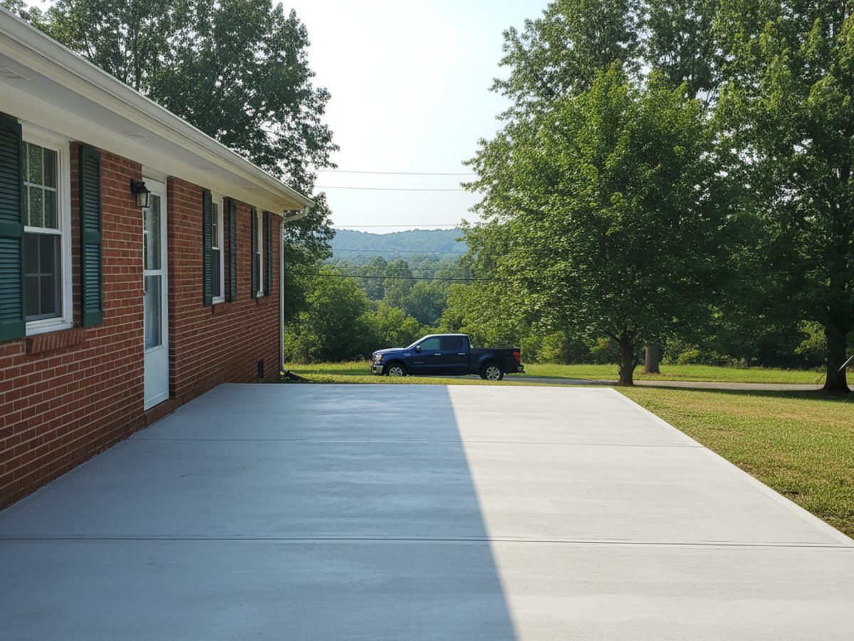 Concrete Sidewalks & Walkways completed by Summit Concrete Solutions in Salem, VA