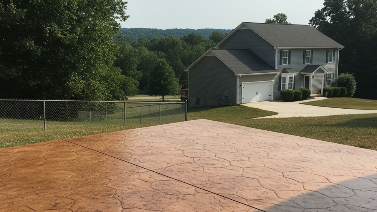Concrete Retaining Walls completed by Summit Concrete Solutions in Rocky Mount, VA