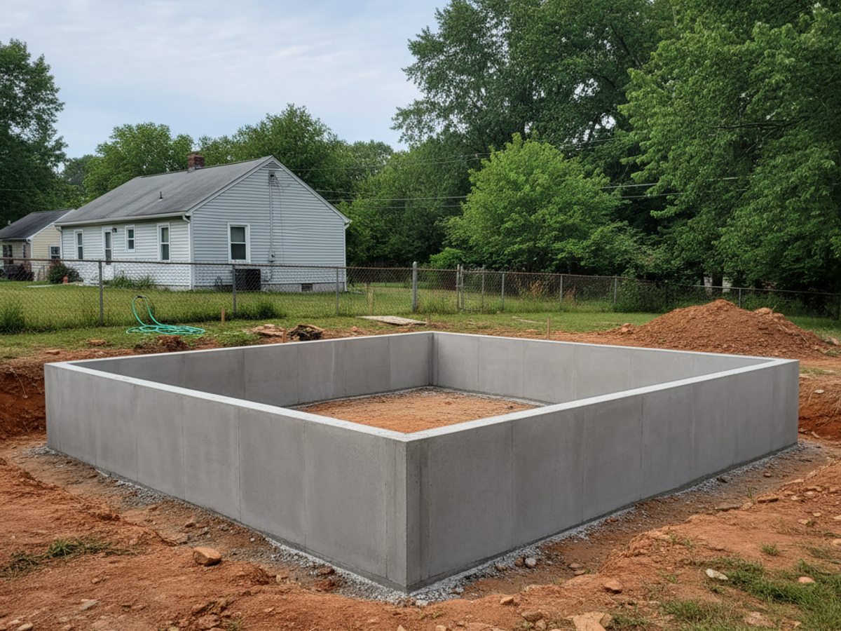 Concrete Patios completed by Summit Concrete Solutions in Glade Hill, VA