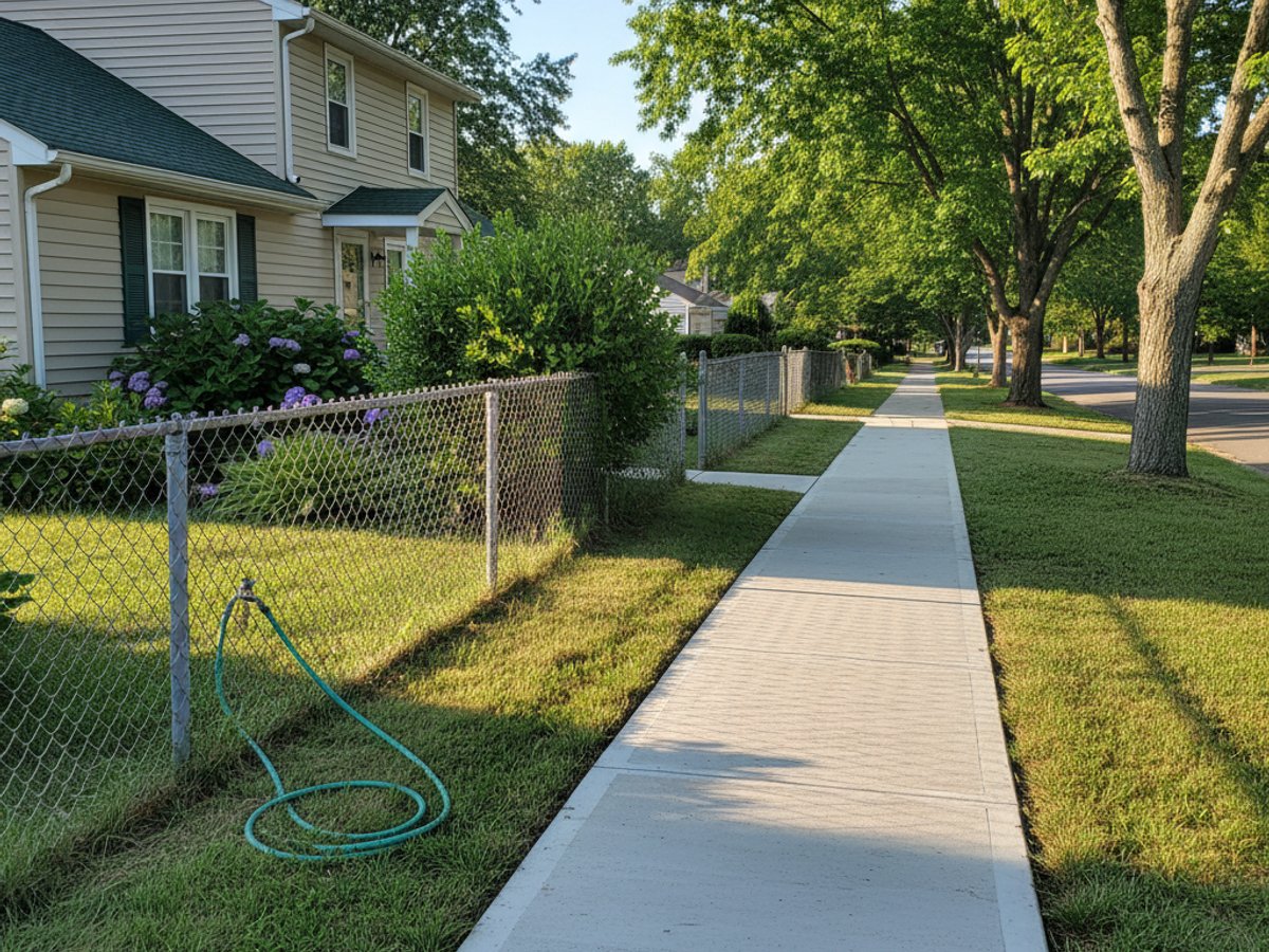 Concrete Sidewalks & Walkways completed by Summit Concrete Solutions in Lynchburg, VA
