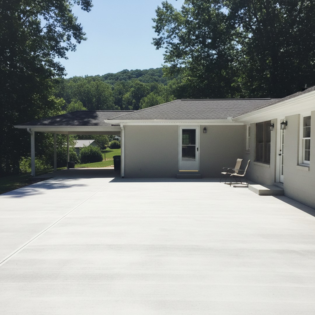 Stamped Concrete completed by Summit Concrete Solutions in Roanoke, VA